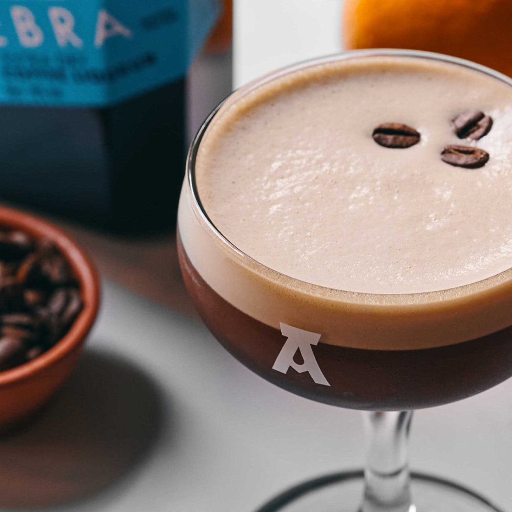 Algebra-Reverse-Espresso-Martini- Bouteille - Liqueur de café - café - cocktail - bar à cocktail