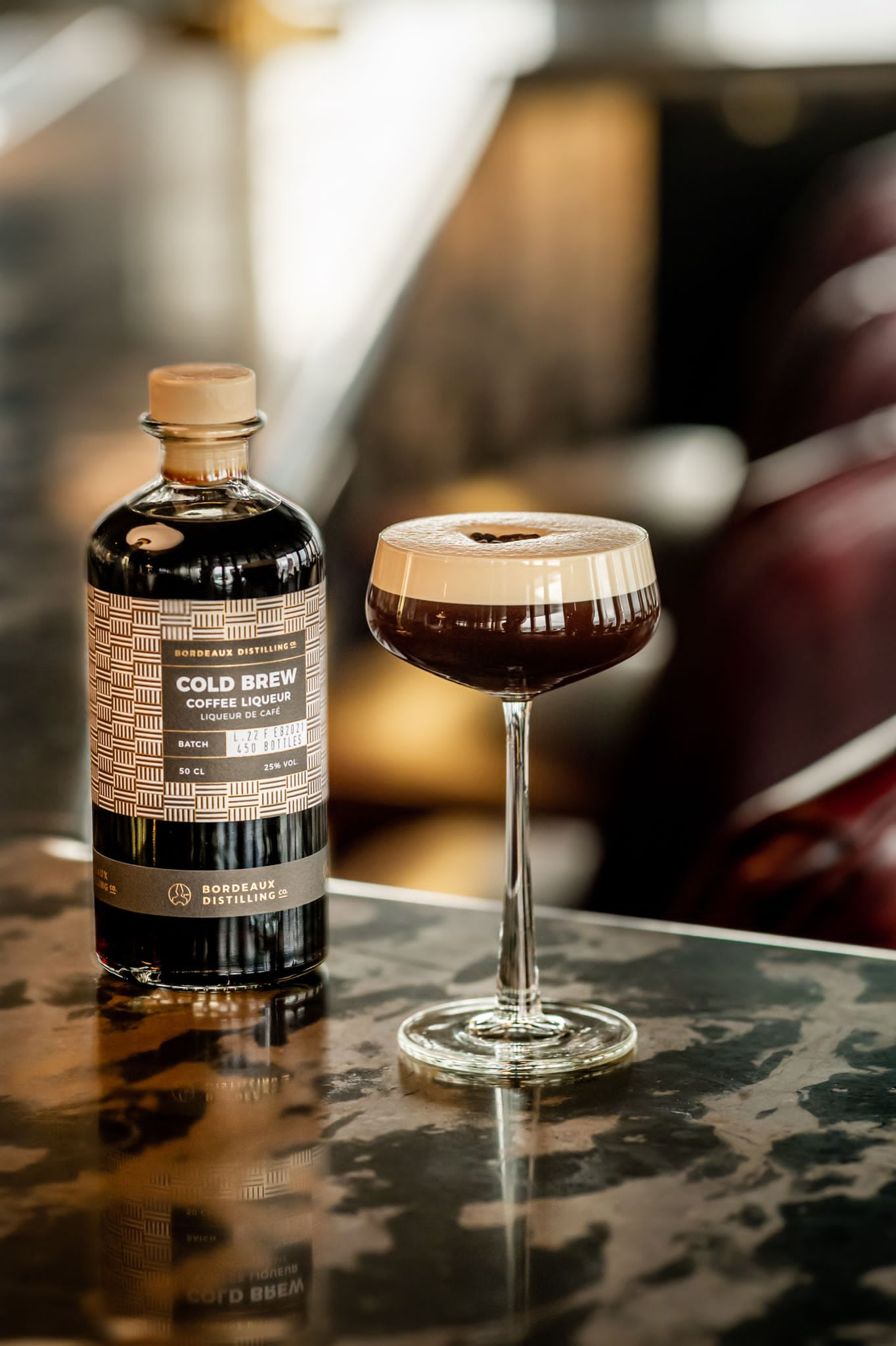 Cocktail à base de café - express martini - Cold Brew - Liqueur de café - Coffee liqueur